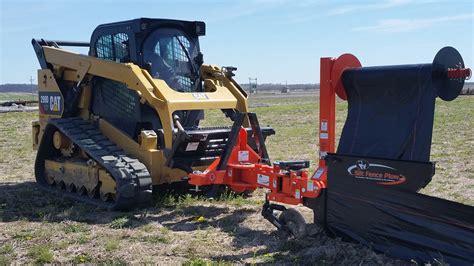 silt fence plow skid steer|skid steer plow attachment rental.